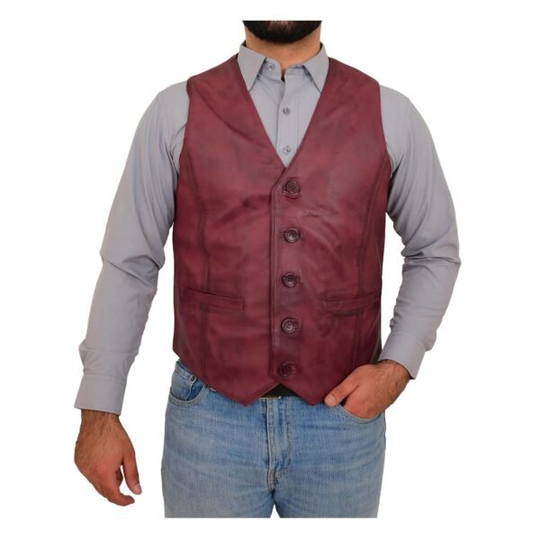 leather waistcoat