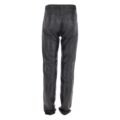 Back view of Soft Leather Men’s Leather Trousers Black