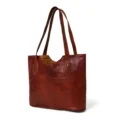 leather tote bag