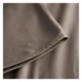 Close-up view of Soft Quality Women’s Nero Leather Shirt Mud Grey