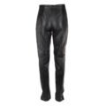 Back view of Women's Suede Leather Trousers Black New