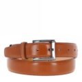 Men’s Chino Leather Belt Tan Brand New with white background