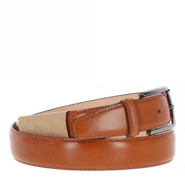 Men’s Chino Leather Belt Tan Brand New