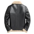 Back view of Real Sheep Skin Men’s MF7 Leather Bomber Jacket