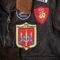 Close up Front view of Official Signature Top Gun Maverick Bomber Jacket