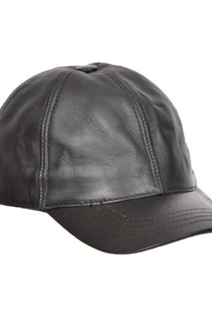 Classic Leather Baseball Cap Black - Ultimate Edition