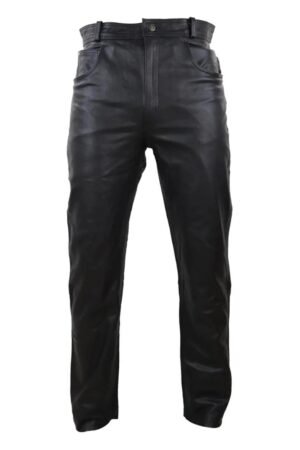 Men’s Jeans Hide Leather Trousers Biker Racing Classic