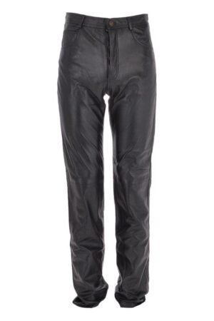 Soft Leather Men’s Leather Trousers Black