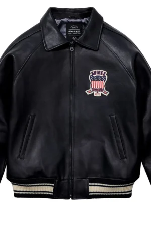 AVIREX ICON LEATHER JACKET - PREMIUM GENUINE LEATHER
