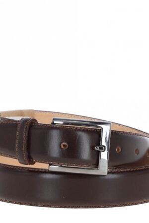 Men’s Chino Leather Belt Brown - New
