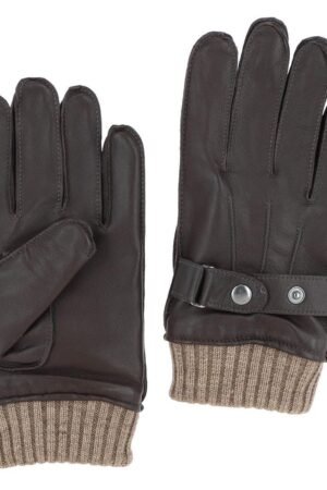 Men’s Real Leather Gloves Brown